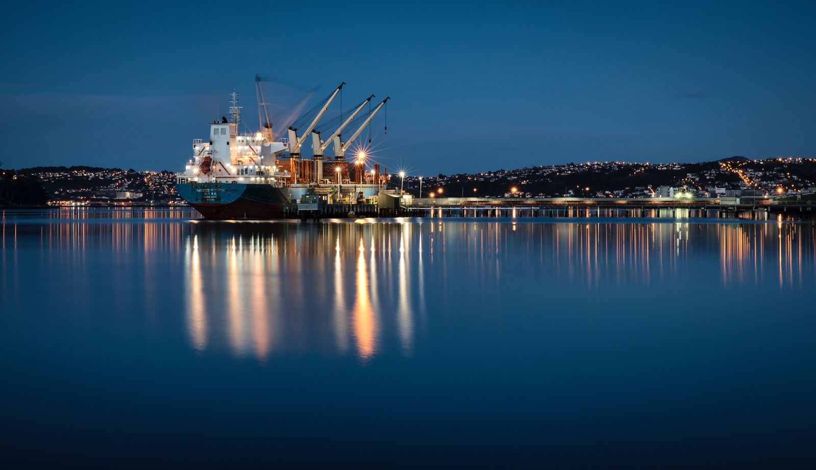Packed engine stores for the vessel