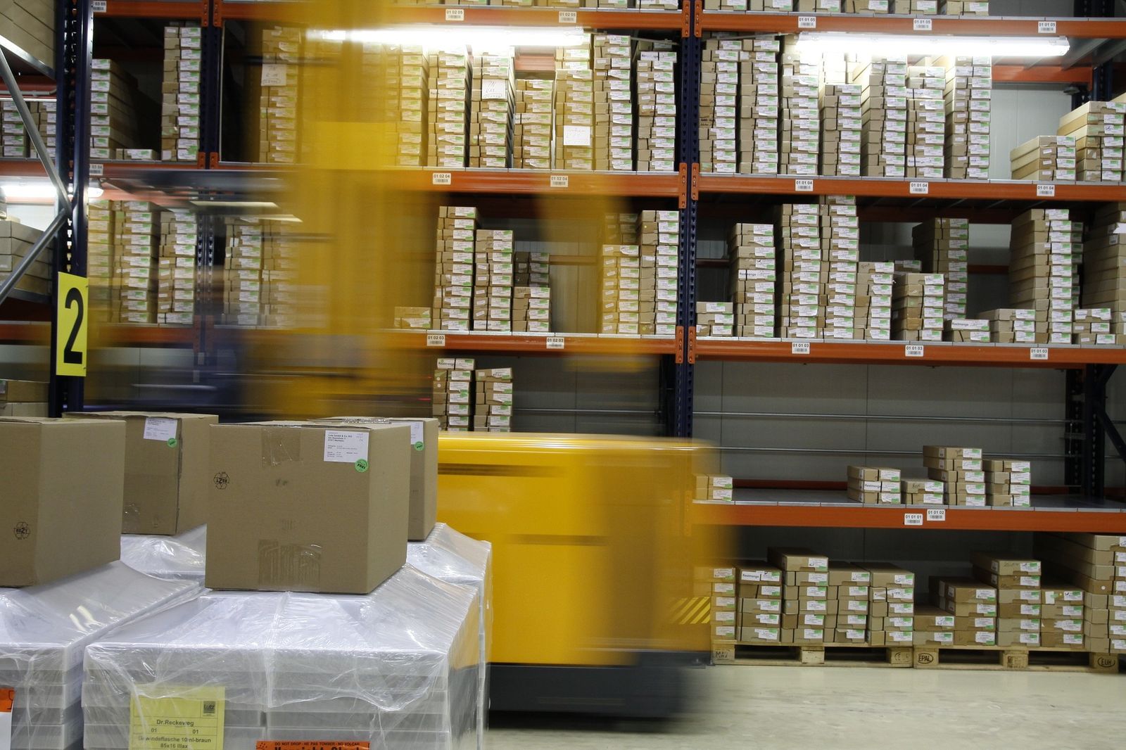 Technical stores prepared for delivery